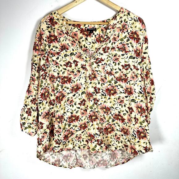 TORRID floral‎ swing top Womans 2X Autumn  colors, Fairycore, boho, cottagecore - Picture 1 of 9